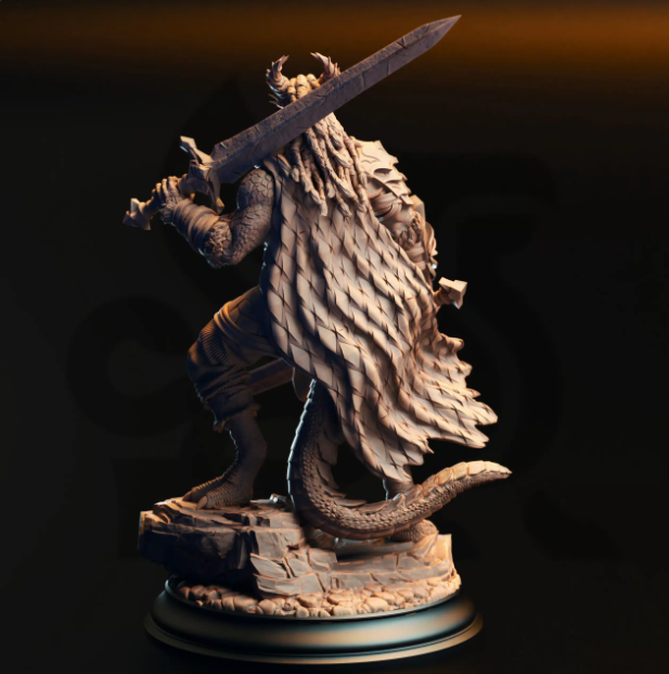 Skraa Dark-Eye – Black Dragonkin Barbarian