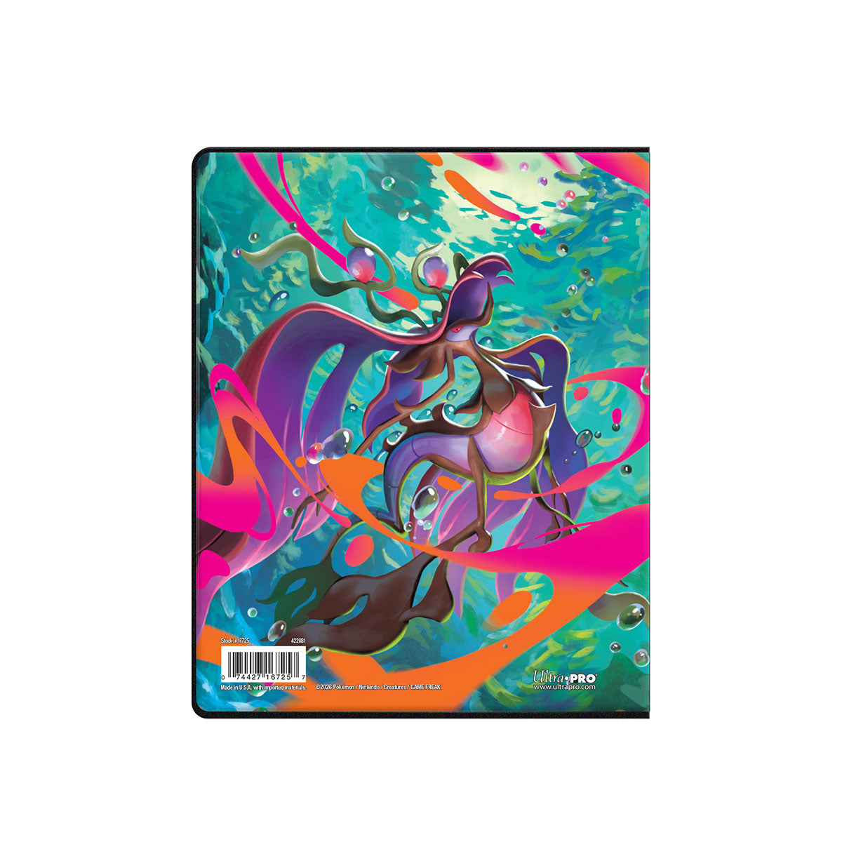 Ultra PRO Pokémon Chaos Rising 4-Pocket Portfolio back