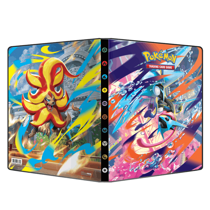 Ultra PRO Pokémon Chaos Rising 9-Pocket Portfolio front and back artwork