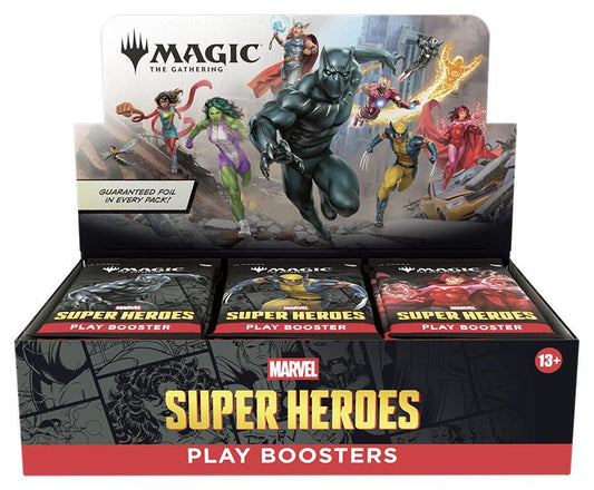 Factory-sealed Marvel Super Heroes Play Booster Box