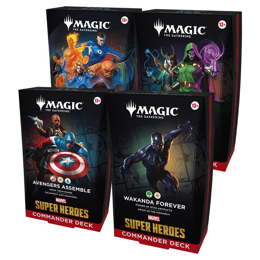 Factory-sealed Commander: Marvel Super Heroes Deck Case