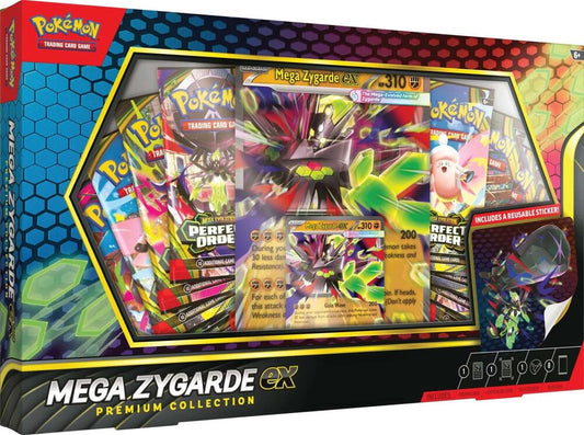 Factory-sealed Mega Zygarde ex Premium Collection