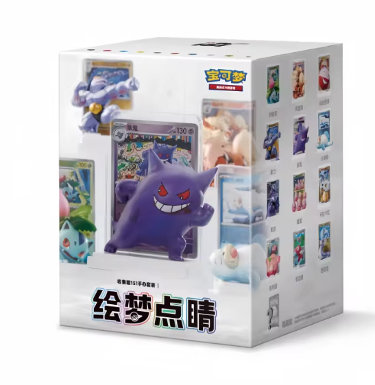Pokémon 151 Mystery Figurine Blind Box Wave 1 Simplified Chinese packaging