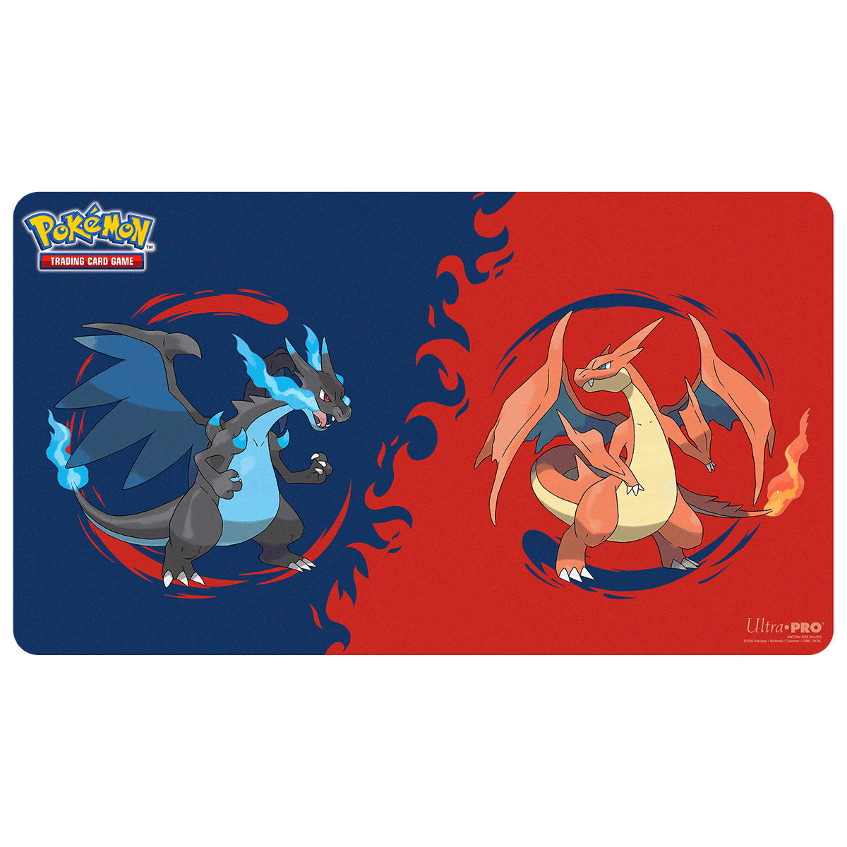 Ultra PRO Mega Charizard X and Mega Charizard Y Playmat for Pokémon