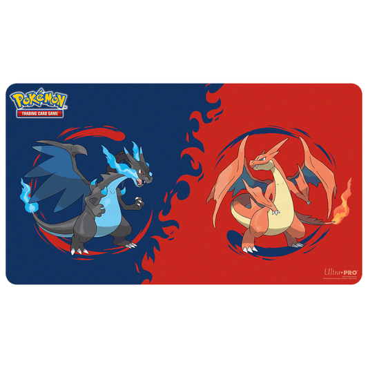 Ultra PRO Mega Charizard X and Mega Charizard Y Playmat for Pokémon